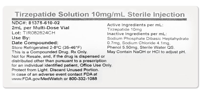 Tirzepatide-ingredients