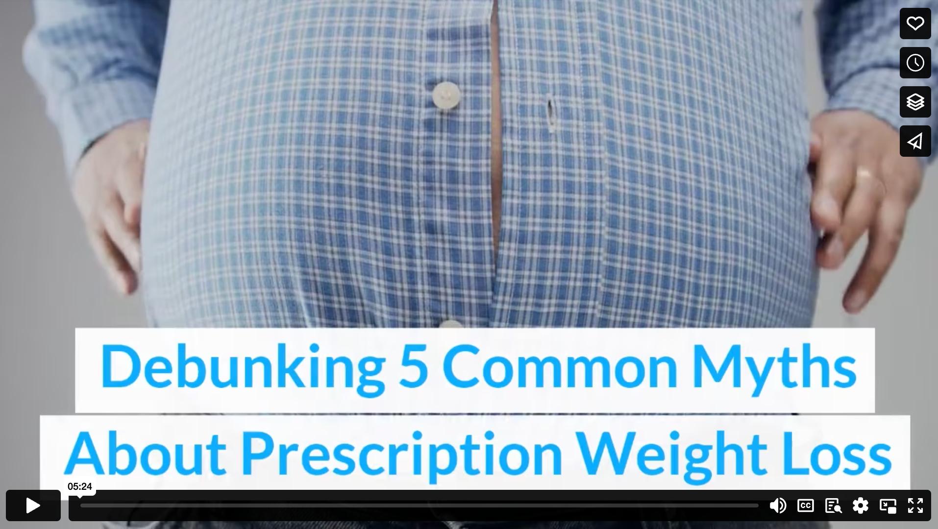 Debunking 5 Common Myths About Prescription Weight Loss